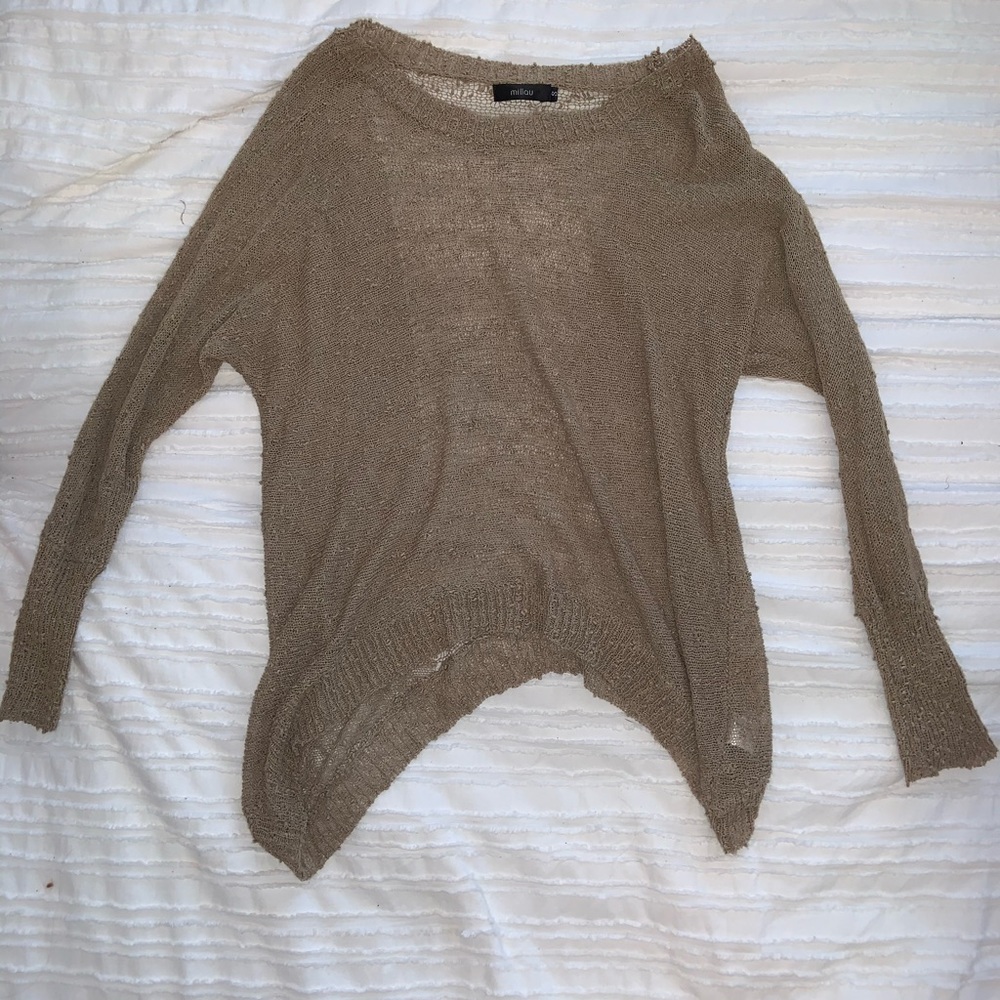 See through sweater